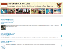 Tablet Screenshot of indonesia-explore.blogspot.com