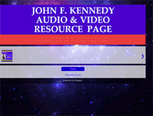 Tablet Screenshot of jfk-audio-video-page.blogspot.com