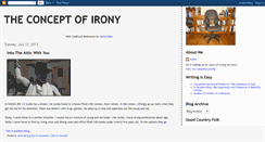 Desktop Screenshot of conceptofirony.blogspot.com