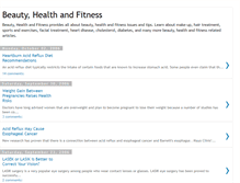 Tablet Screenshot of beauty-health-fitness.blogspot.com