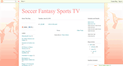 Desktop Screenshot of fantasysportstv.blogspot.com