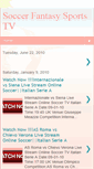 Mobile Screenshot of fantasysportstv.blogspot.com