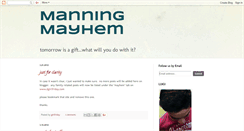 Desktop Screenshot of manning-mayhem.blogspot.com