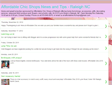 Tablet Screenshot of affordablechicshopsblog.blogspot.com