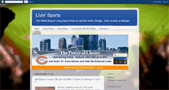 Desktop Screenshot of livinsportsradio.blogspot.com