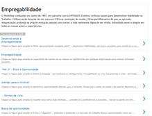 Tablet Screenshot of empregabilidade.blogspot.com