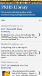 Mobile Screenshot of prhslibrary.blogspot.com