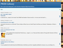 Tablet Screenshot of prhslibrary.blogspot.com