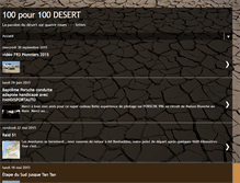 Tablet Screenshot of centpourcentdesert.blogspot.com