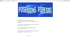 Desktop Screenshot of poseidonsforetag.blogspot.com