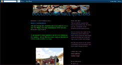 Desktop Screenshot of boolboondahallquilters.blogspot.com