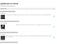 Tablet Screenshot of palabrarioenletras.blogspot.com