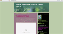 Desktop Screenshot of aguasnu2matematicas.blogspot.com