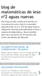 Mobile Screenshot of aguasnu2matematicas.blogspot.com