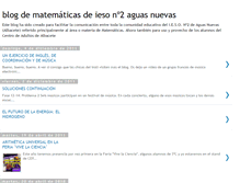 Tablet Screenshot of aguasnu2matematicas.blogspot.com