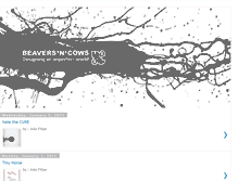 Tablet Screenshot of beaversncows.blogspot.com
