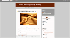 Desktop Screenshot of concordtechblog.blogspot.com