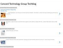 Tablet Screenshot of concordtechblog.blogspot.com