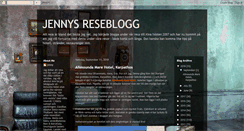 Desktop Screenshot of jennysreseblogg.blogspot.com