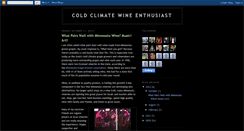 Desktop Screenshot of coldclimatewine.blogspot.com