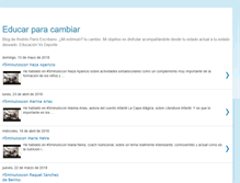 Tablet Screenshot of educarparacambiar.blogspot.com