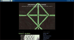 Desktop Screenshot of grundalerecords.blogspot.com