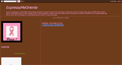 Desktop Screenshot of expressomeoriente.blogspot.com