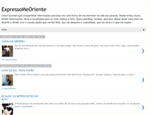 Tablet Screenshot of expressomeoriente.blogspot.com