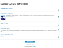 Tablet Screenshot of espacioculturalyofrenorte.blogspot.com