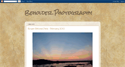 Desktop Screenshot of beholderphotography.blogspot.com