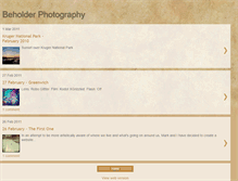 Tablet Screenshot of beholderphotography.blogspot.com