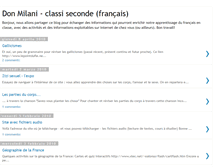 Tablet Screenshot of classisecondefrancese.blogspot.com