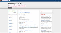 Desktop Screenshot of messagelab.blogspot.com