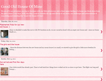 Tablet Screenshot of goodoldhouseofmine.blogspot.com