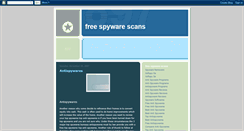 Desktop Screenshot of freespywarescansonline.blogspot.com