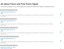 Tablet Screenshot of forexsignalforfree.blogspot.com