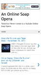 Mobile Screenshot of online-soap-opera.blogspot.com