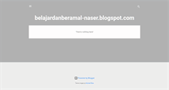 Desktop Screenshot of belajardanberamal-naser.blogspot.com