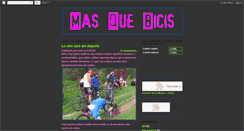 Desktop Screenshot of masquebicis.blogspot.com