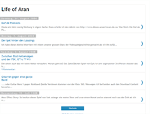 Tablet Screenshot of life-of-aran.blogspot.com
