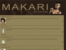 Tablet Screenshot of makaridesuisse.blogspot.com