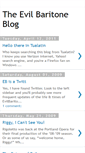 Mobile Screenshot of evilbaritone.blogspot.com