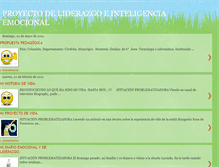 Tablet Screenshot of liderazgoeinteligenciaemocional.blogspot.com