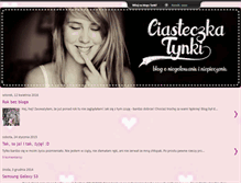 Tablet Screenshot of ciasteczkatynki.blogspot.com