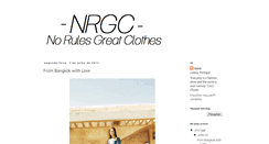 Desktop Screenshot of norulesgreatclothes.blogspot.com