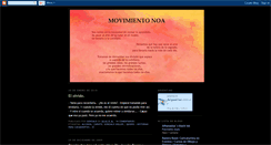 Desktop Screenshot of movimiento-noa.blogspot.com