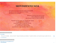 Tablet Screenshot of movimiento-noa.blogspot.com