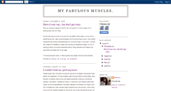 Desktop Screenshot of myfabulousmuscles.blogspot.com