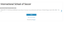Tablet Screenshot of internationalschoolofsoccer.blogspot.com