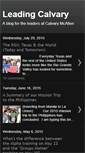 Mobile Screenshot of leadingcalvary.blogspot.com